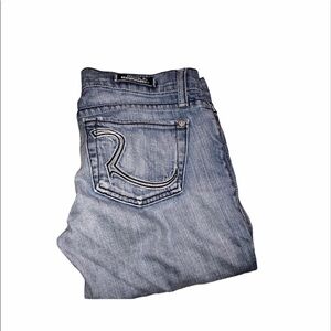 Rock & Republic size 26 blue jean Bermuda shorts